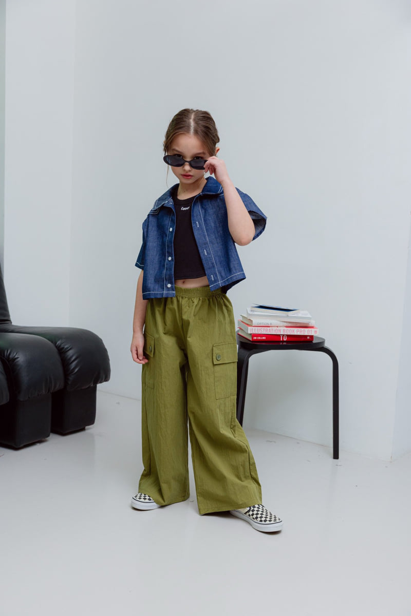 Dore Dore - Korean Children Fashion - #kidzfashiontrend - Kids Non-fade Crop Shirt - 8