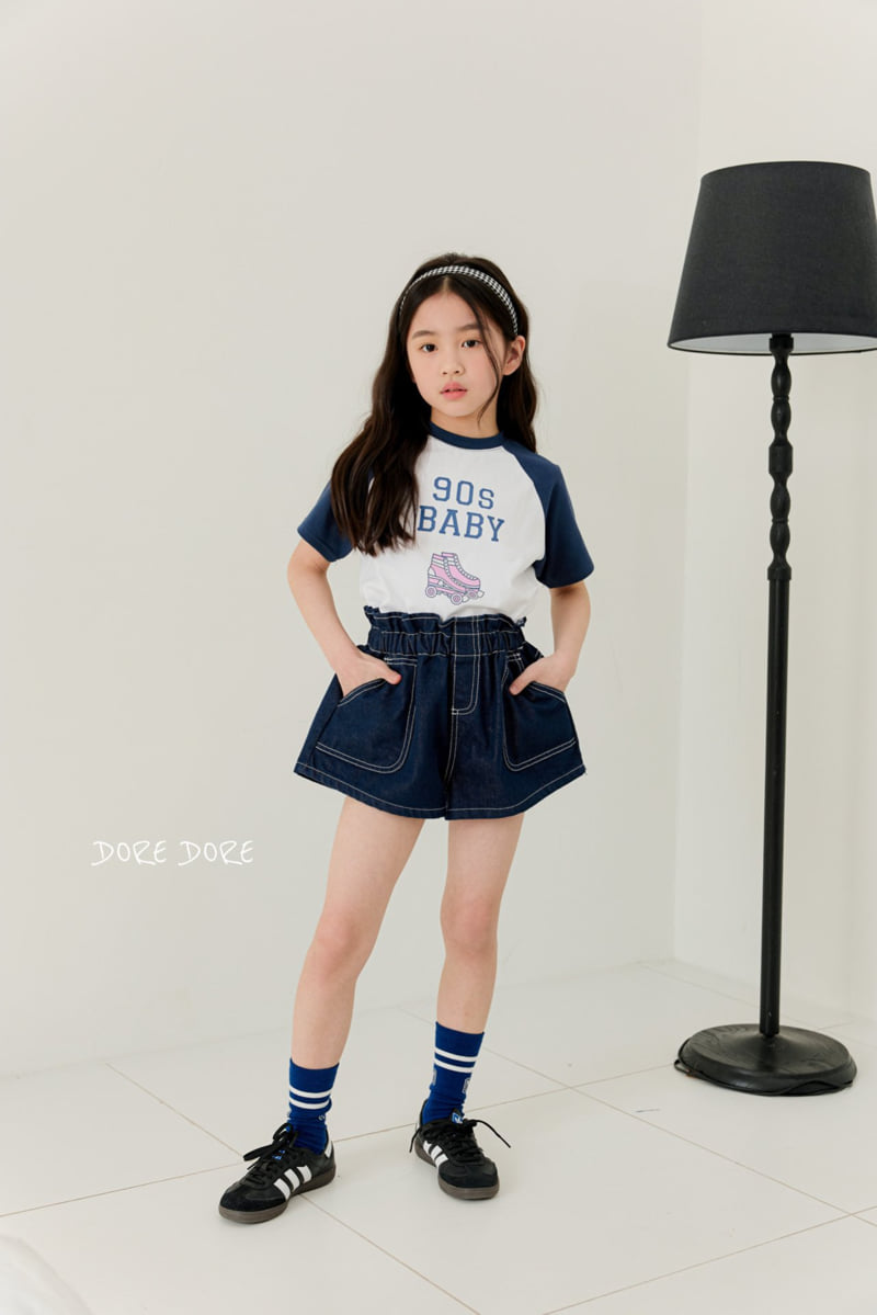 Dore Dore - Korean Children Fashion - #kidzfashiontrend - Kids Baby Raglan Crop Tee - 11
