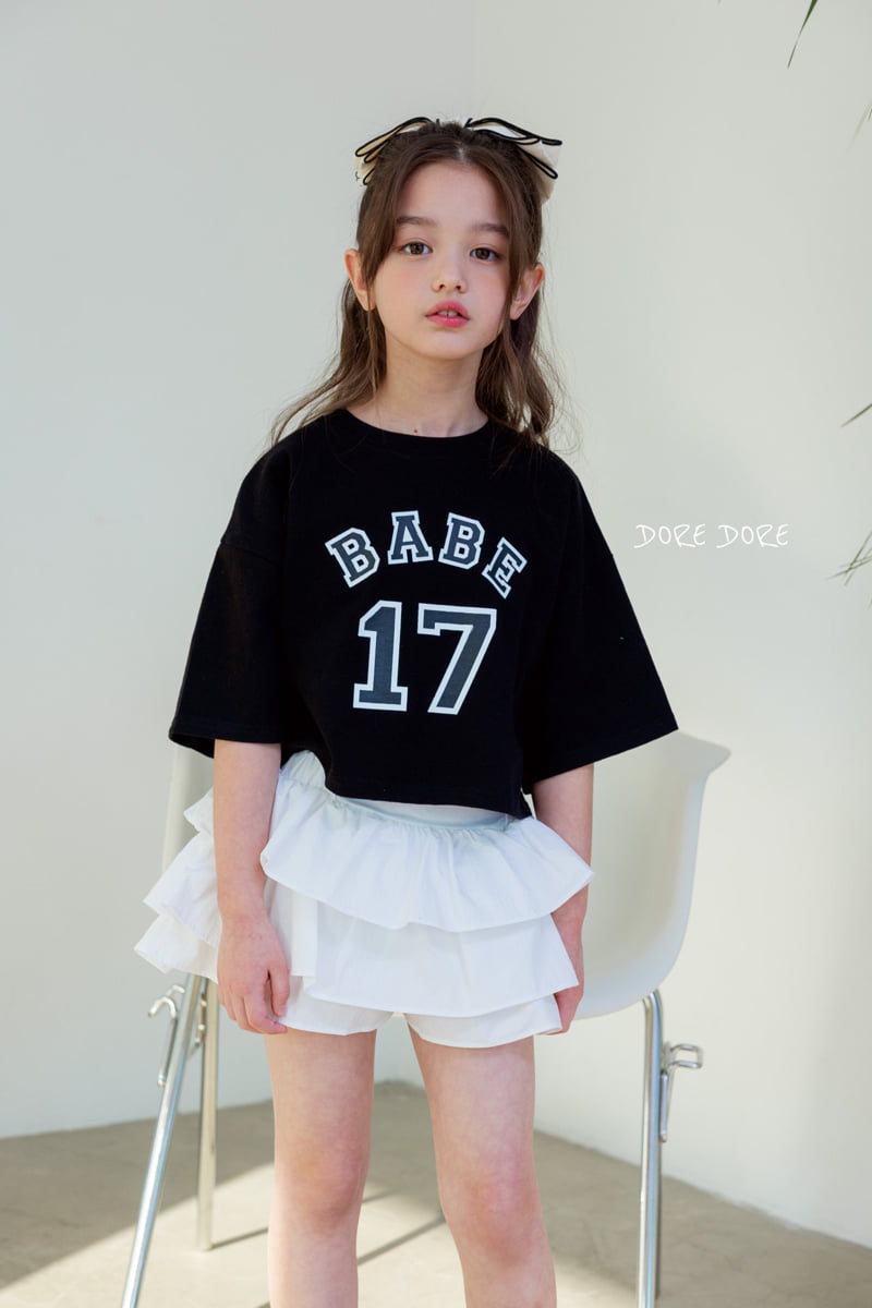 Dore Dore - Korean Children Fashion - #kidzfashiontrend - Kids 17 Babe Crop Tee - 7