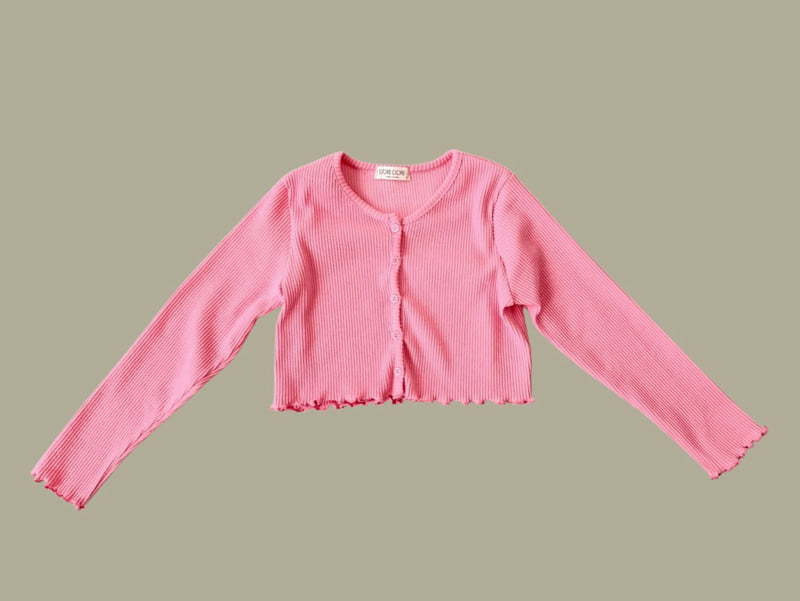 Dore Dore - Korean Children Fashion - #kidzfashiontrend - Kids Rib Basic Crop Cardigan - 5