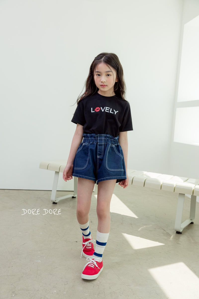 Dore Dore - Korean Children Fashion - #magicofchildhood - Kids Lip Crop Tee - 12