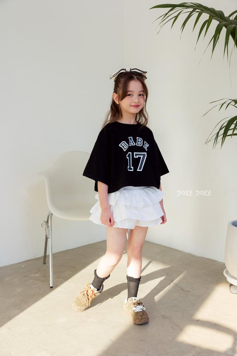 Dore Dore - Korean Children Fashion - #magicofchildhood - Kids 17 Babe Crop Tee - 10