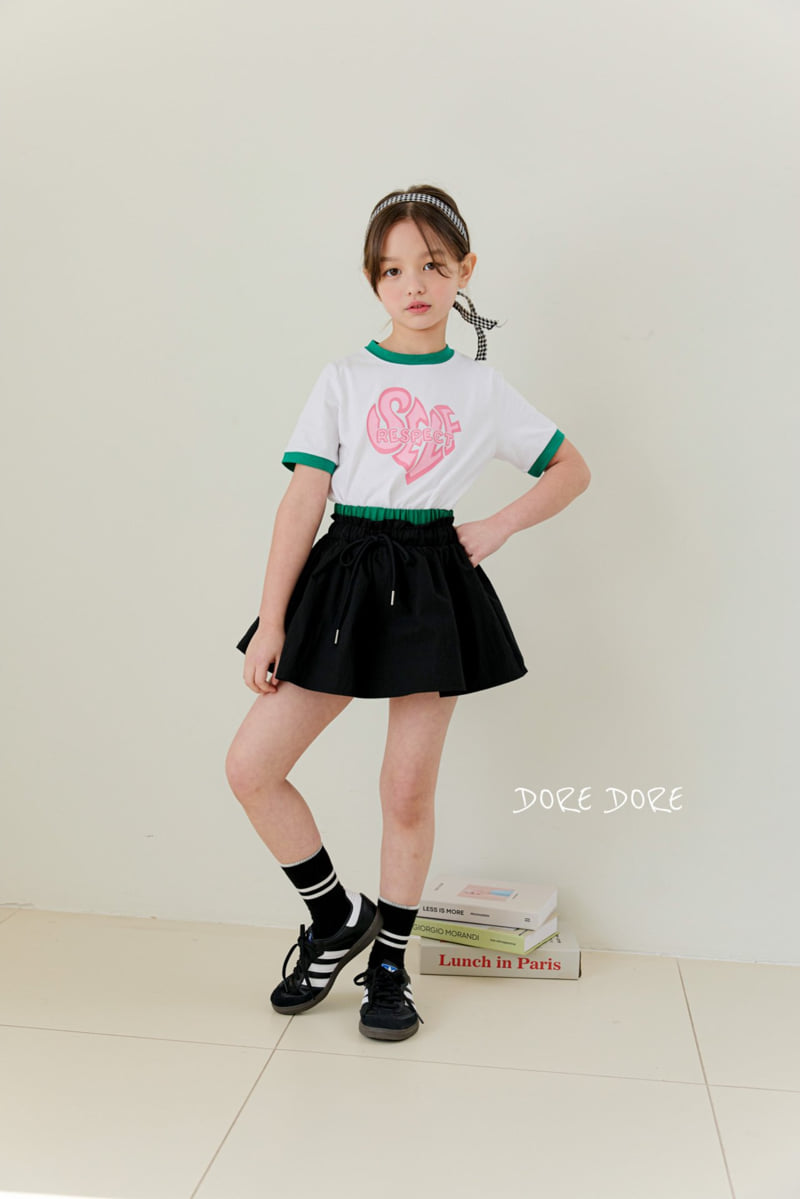 Dore Dore - Korean Children Fashion - #magicofchildhood - Kids Self Crop Tee - 8