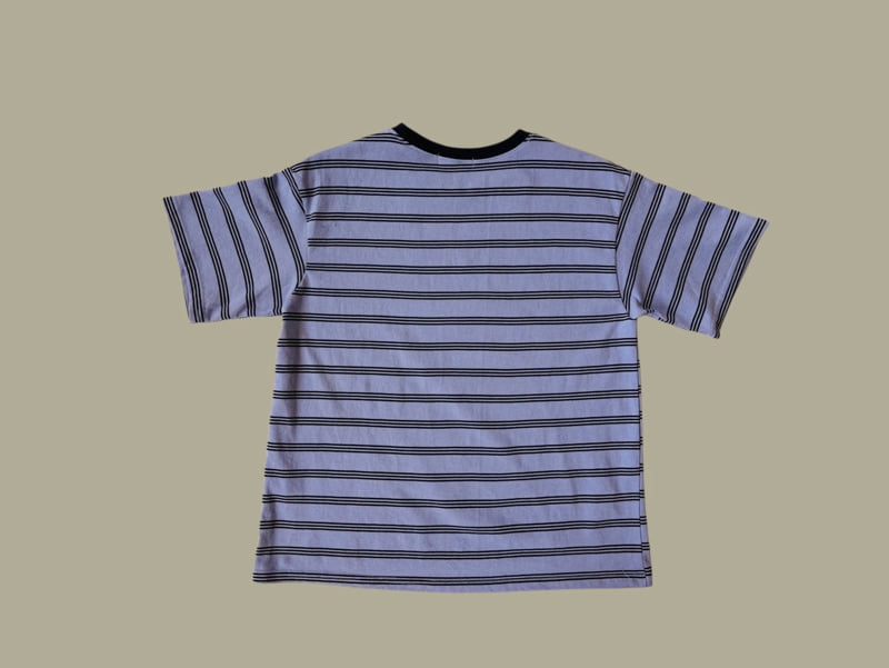 Dore Dore - Korean Children Fashion - #magicofchildhood - Kids Stripe Raglan Tee - 4