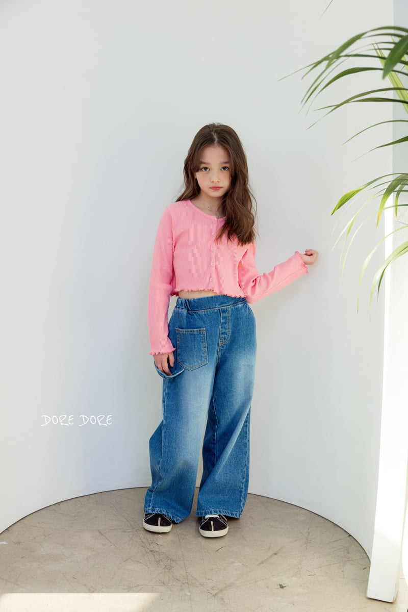 Dore Dore - Korean Children Fashion - #minifashionista - Junior Rib Basic Crop Cardigan - 9