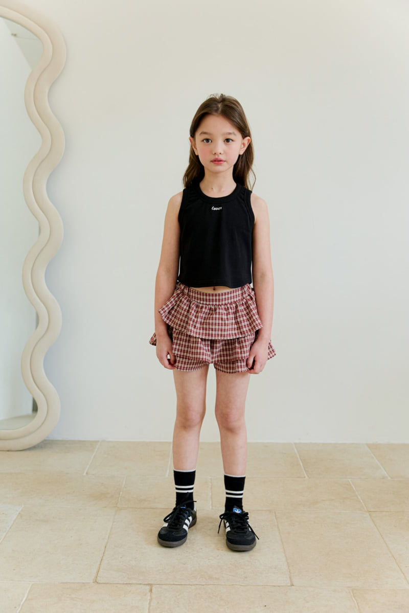 Dore Dore - Korean Children Fashion - #prettylittlegirls - Junior Embroidery Sleeveless Tee - 7