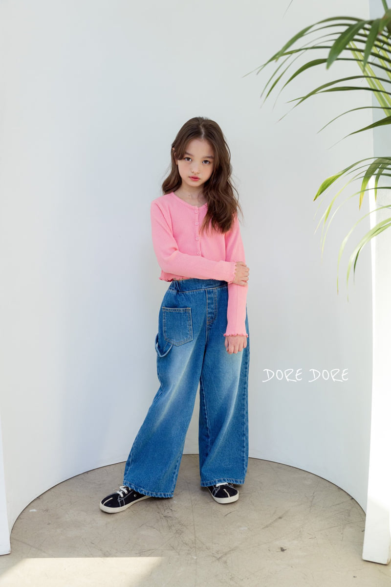 Dore Dore - Korean Children Fashion - #prettylittlegirls - Junior Rib Basic Crop Cardigan - 10