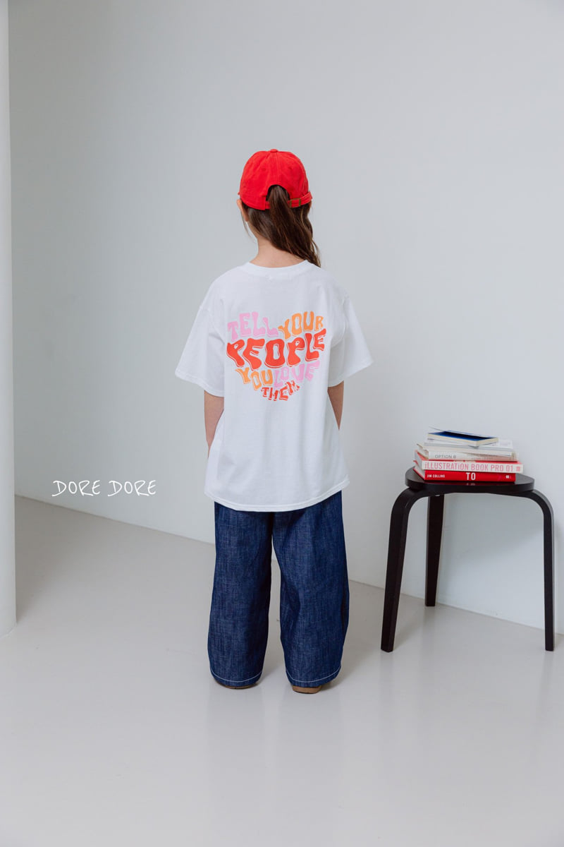 Dore Dore - Korean Children Fashion - #stylishchildhood - Kids Tell Love Tee - 8