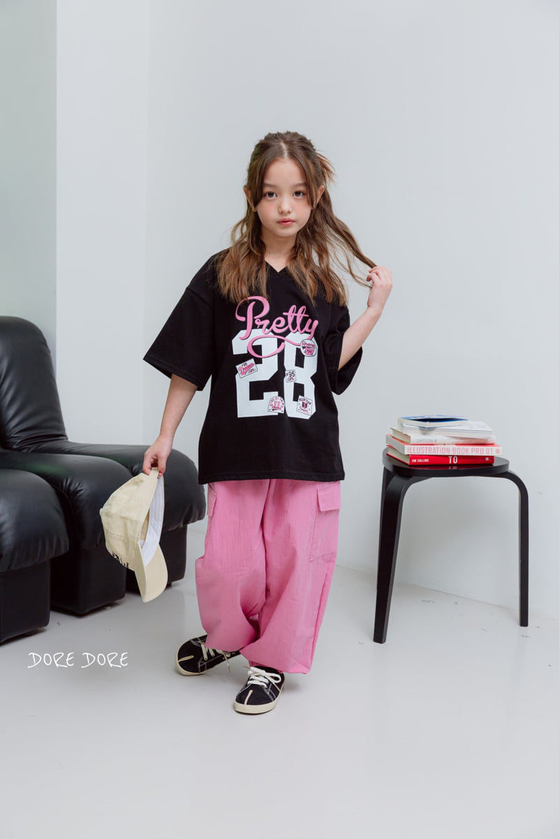 Dore Dore - Korean Children Fashion - #todddlerfashion - Kids V-neck 28 Tee - 9