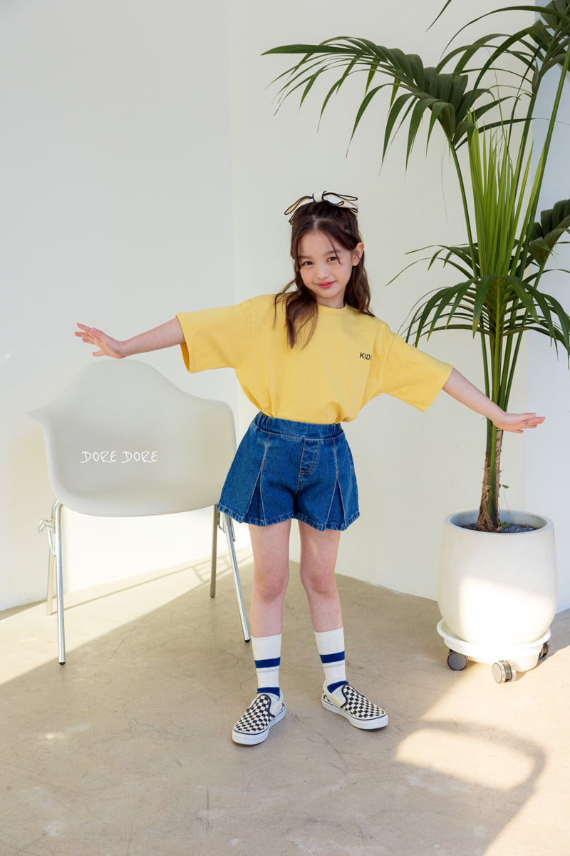 Dore Dore - Korean Children Fashion - #todddlerfashion - Kids Stitch Pleated Shorts - 6