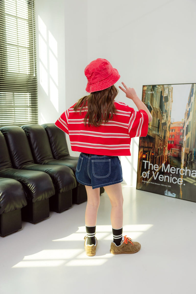 Dore Dore - Korean Children Fashion - #todddlerfashion - Junior Shirring Band Shorts (Blue) - 11