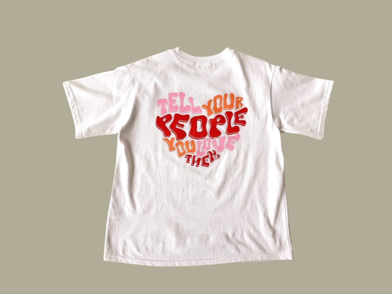 Dore Dore - Korean Children Fashion - #todddlerfashion - Junior Tell Love Tee - 6