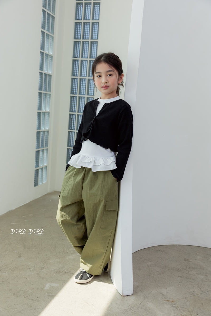 Dore Dore - Korean Children Fashion - #todddlerfashion - Junior Rib Basic Crop Cardigan - 11