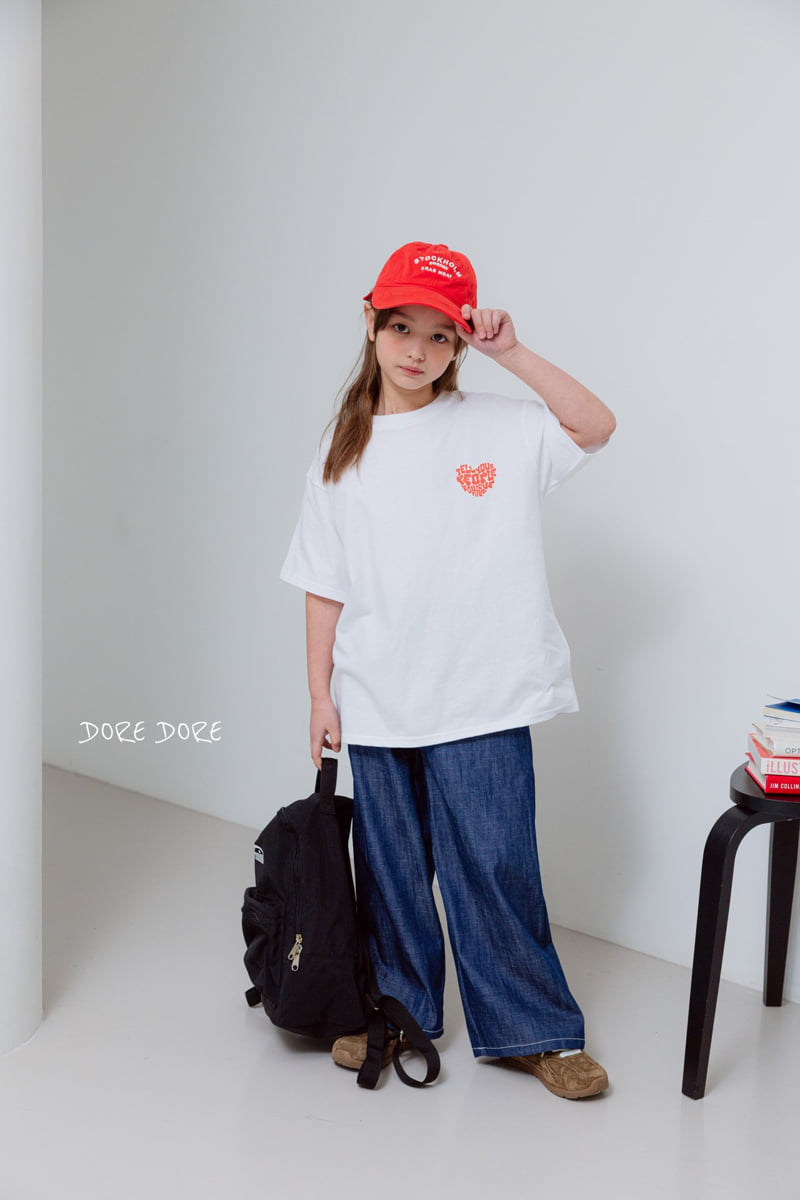 Dore Dore - Korean Children Fashion - #toddlerclothing - Kids Tell Love Tee - 7