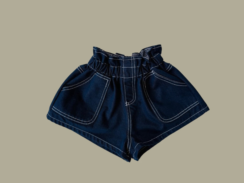 Dore Dore - Korean Children Fashion - #toddlerclothing - Kids Shirring Band Shorts (Dark Blue)