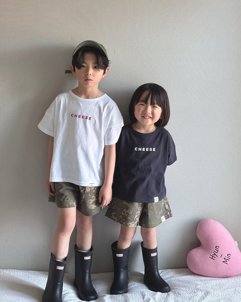 Doubled - Korean Children Fashion - #childofig - Cheese Short Sleeve Tee - 7