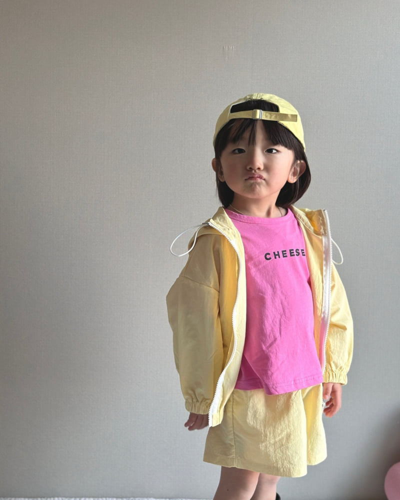 Doubled - Korean Children Fashion - #childofig - Cheese Short Sleeve Tee - 8