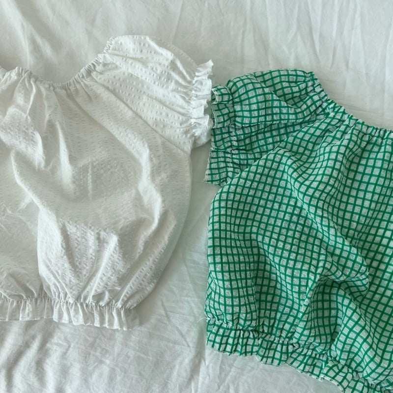 Doubled - Korean Children Fashion - #kidsshorts - Minute Off-Shoulder Top - 7