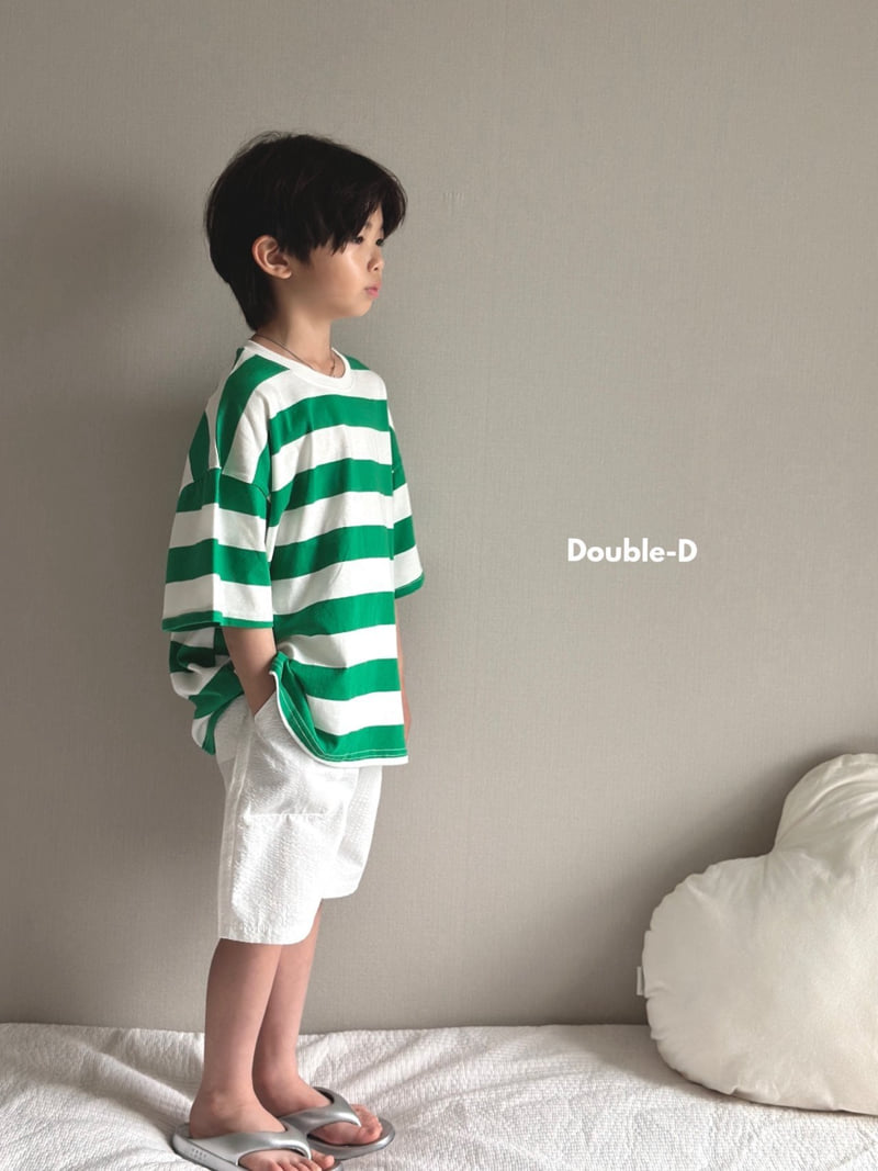 Doubled - Korean Children Fashion - #kidzfashiontrend - Ray Striped Tee - 8