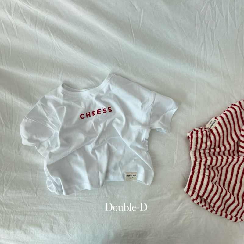 Doubled - Korean Children Fashion - #littlefashionista - Cheese Short Sleeve Tee - 3
