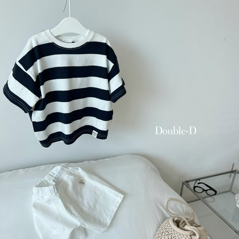 Doubled - Korean Children Fashion - #magicofchildhood - Ray Striped Tee - 11