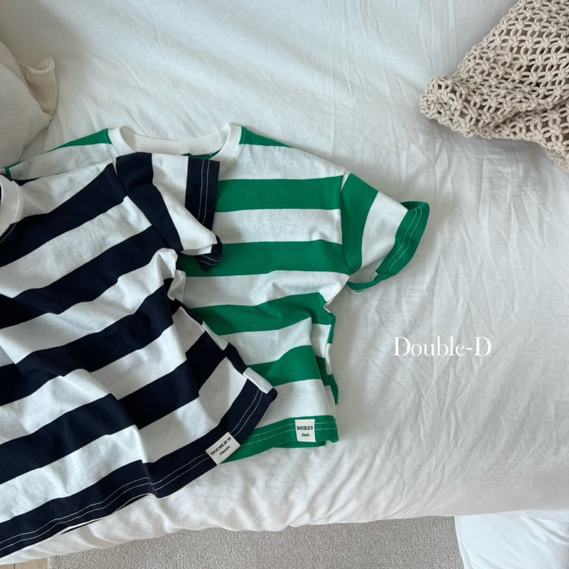 Doubled - Korean Children Fashion - #minifashionista - Ray Striped Tee - 12