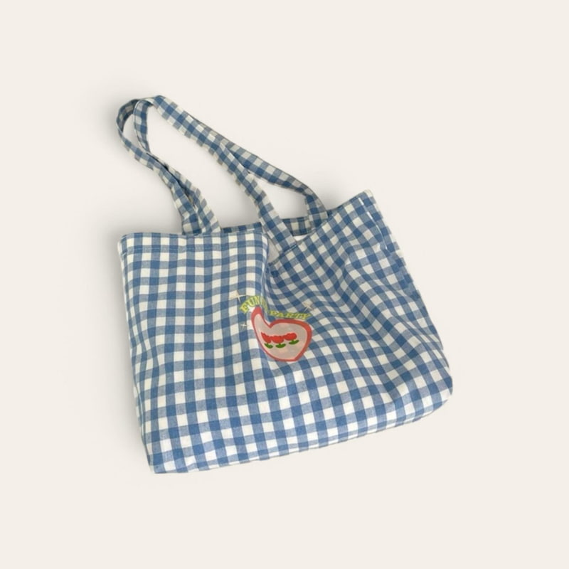Dudie - Korean Children Fashion - #Kfashion4kids - Rim Checker Bag - 6