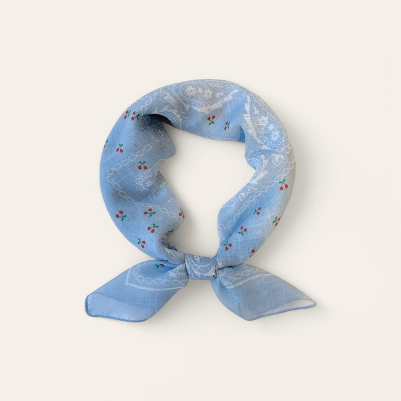 Dudie - Korean Children Fashion - #kidsstore - Cherry Scarf - 2