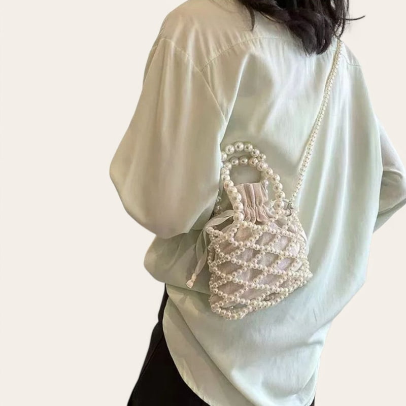 Dudie - Korean Children Fashion - #kidzfashiontrend - Pearl Cross Bag - 10