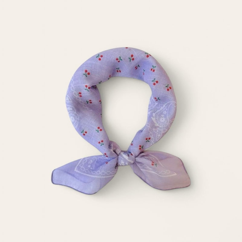 Dudie - Korean Children Fashion - #littlefashionista - Cherry Scarf - 5