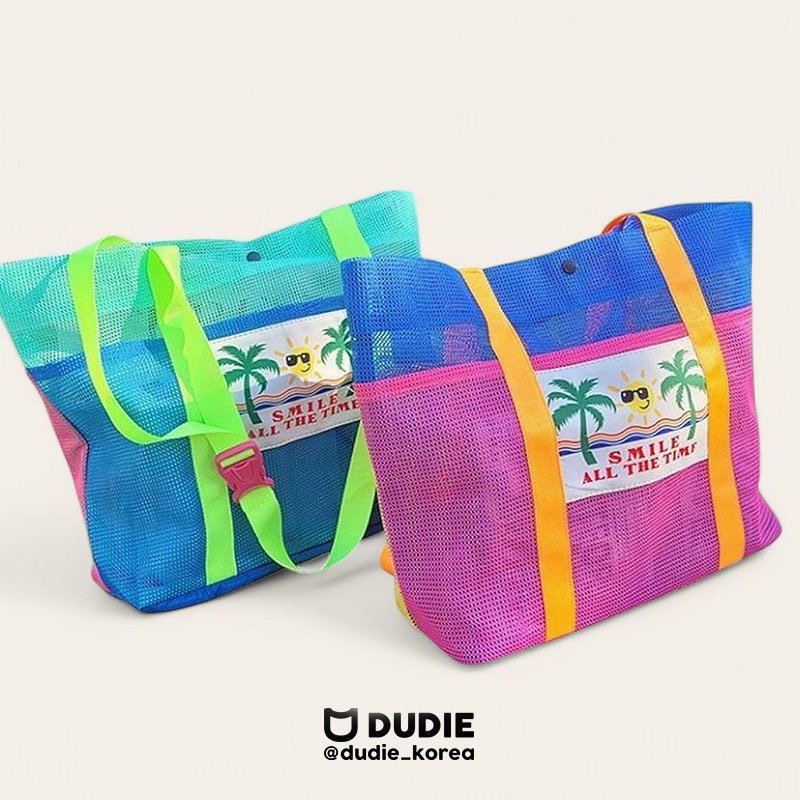 Dudie - Korean Children Fashion - #littlefashionista - Smile Beach Bag