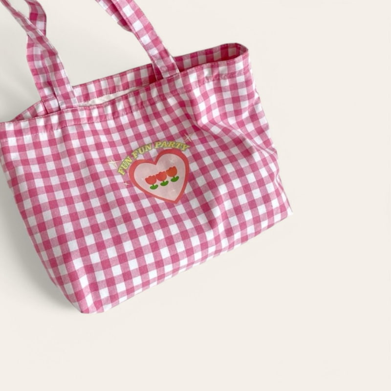 Dudie - Korean Children Fashion - #magicofchildhood - Rim Checker Bag - 8