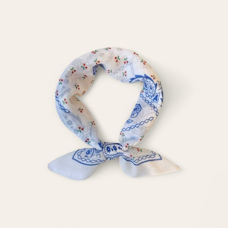 Dudie - Korean Children Fashion - #minifashionista - Cherry Scarf - 7