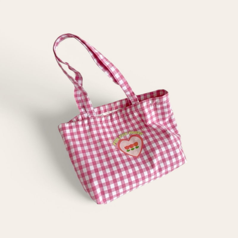 Dudie - Korean Children Fashion - #minifashionista - Rim Checker Bag - 9