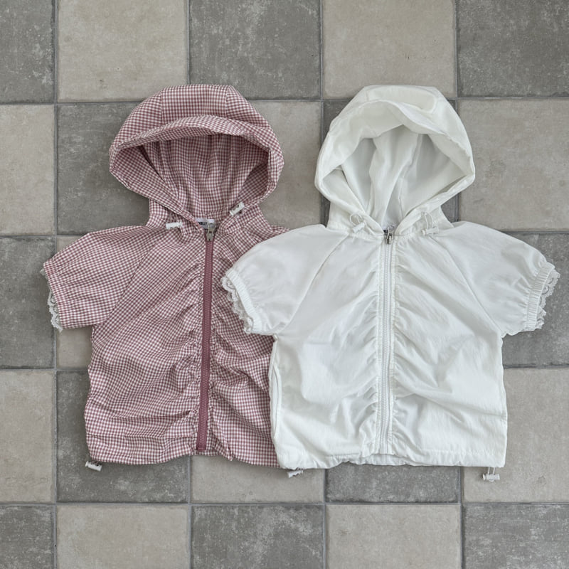 Ellymolly - Korean Children Fashion - #Kfashion4kids - Jelly Hooded Zip-up Jacket