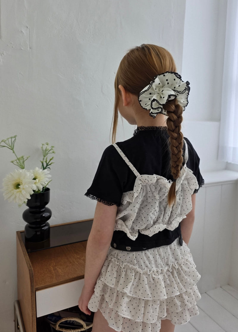 Ellymolly - Korean Children Fashion - #Kfashion4kids - Pink Dot Strap - 12