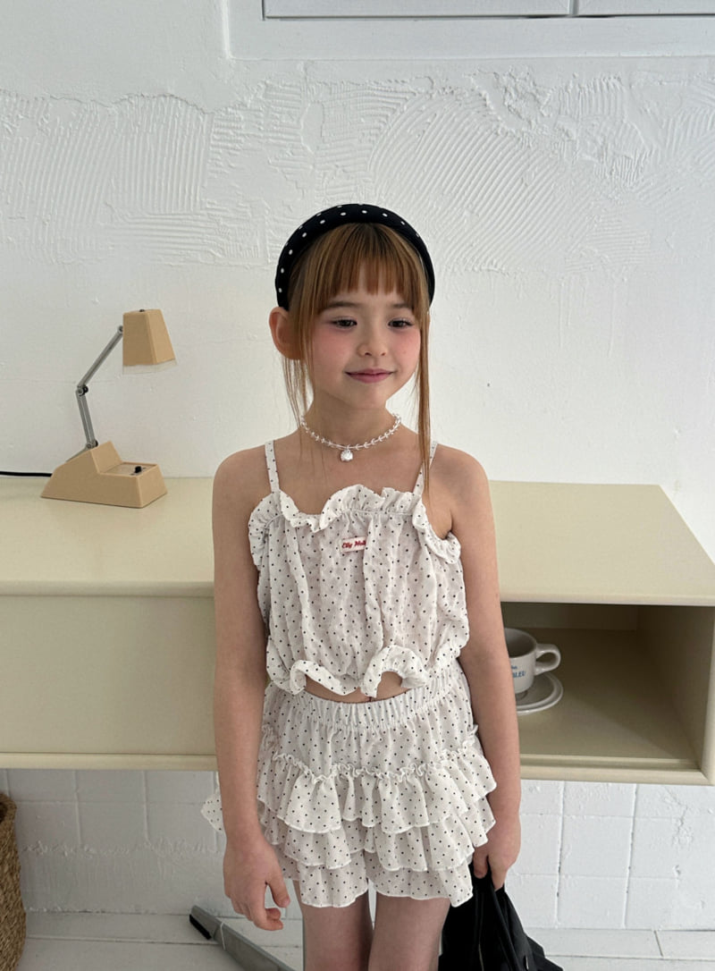 Ellymolly - Korean Children Fashion - #Kfashion4kids - Bubble Dot Bustier - 9