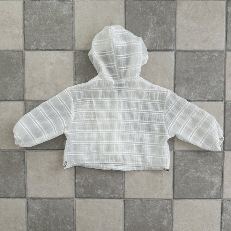 Ellymolly - Korean Children Fashion - #kidzfashiontrend - Pure Rose Hooded Zip-up Jacket - 4