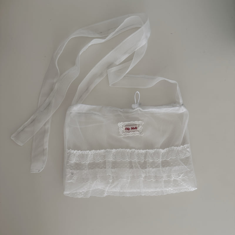 Ellymolly - Korean Children Fashion - #Kfashion4kids - Elli Lace Frill Bag - 6