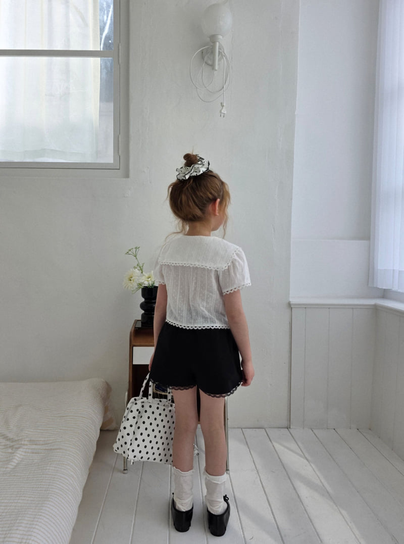 Ellymolly - Korean Children Fashion - #Kfashion4kids - Curling Vintage Blouse - 8