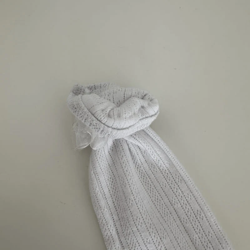 Ellymolly - Korean Children Fashion - #Kfashion4kids - Eyelet Lace Socks - 6