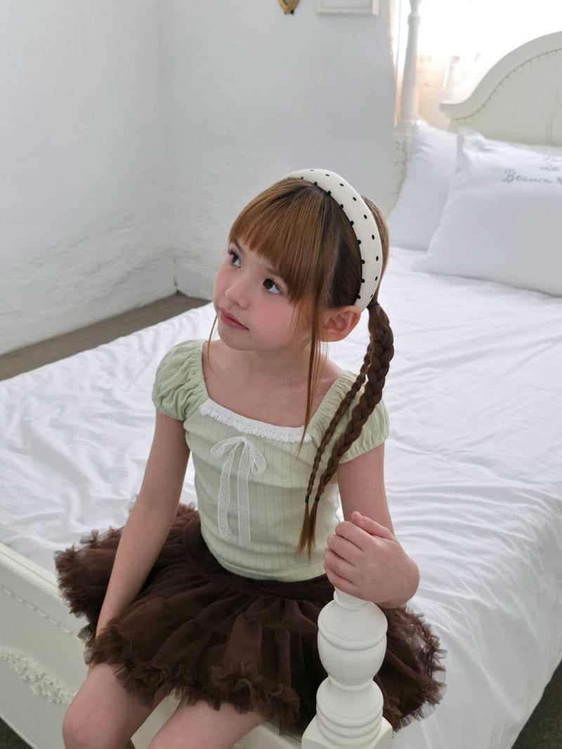 Ellymolly - Korean Children Fashion - #childofig - Romance Puff Tee - 6