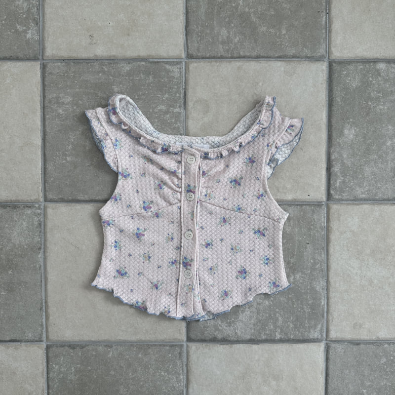 Ellymolly - Korean Children Fashion - #childofig - Butterfly Wave Vest - 3