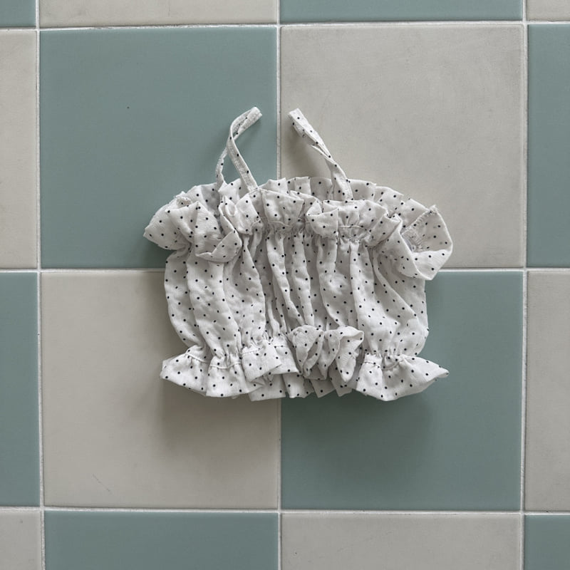 Ellymolly - Korean Children Fashion - #childofig - Bubble Dot Bustier