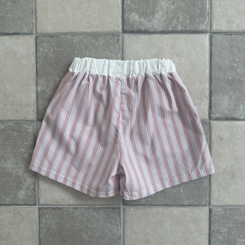 Ellymolly - Korean Children Fashion - #stylishchildhood - Multi Stripe Pants - 4