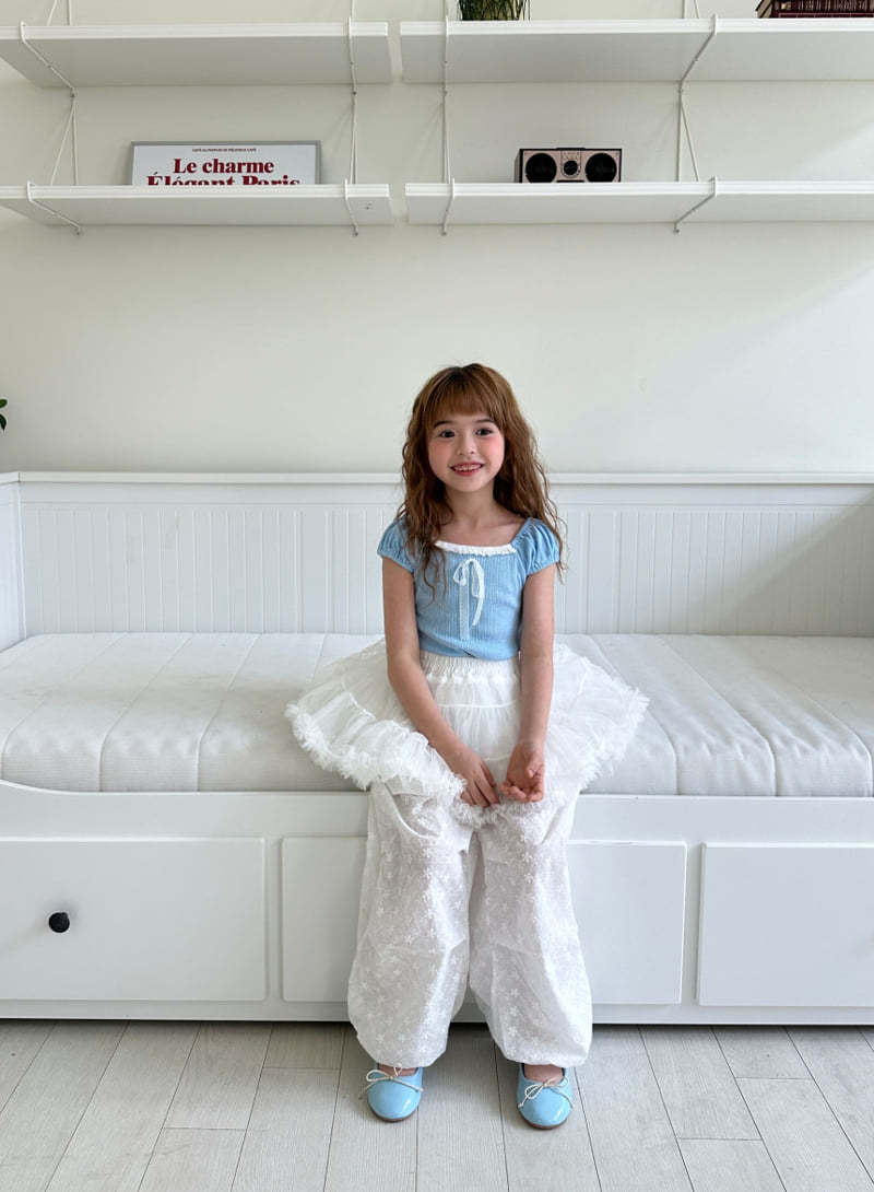 Ellymolly - Korean Children Fashion - #childrensboutique - Romance Puff Tee - 8