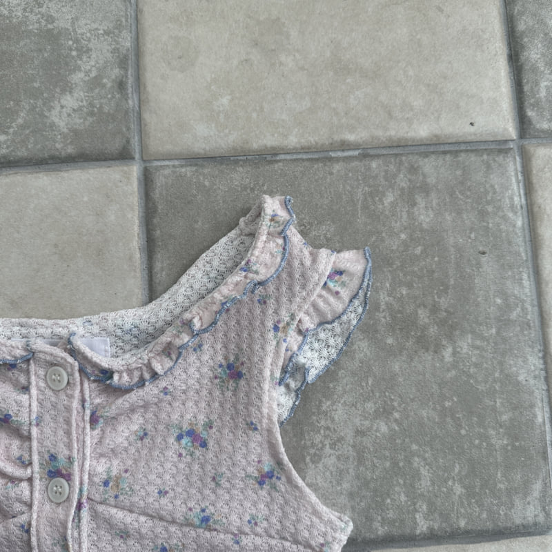 Ellymolly - Korean Children Fashion - #childrensboutique - Butterfly Wave Vest - 5