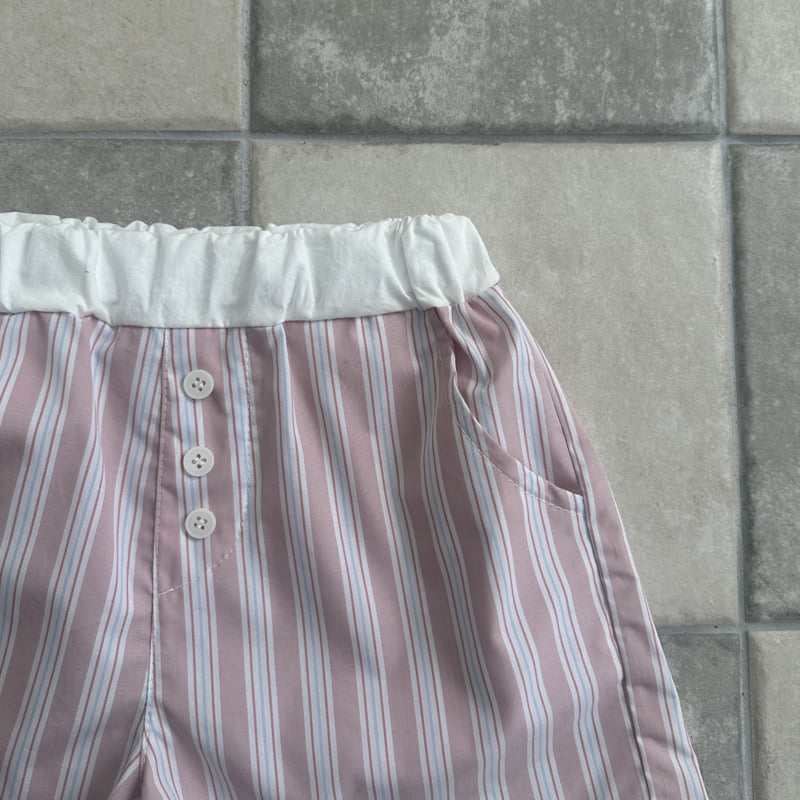 Ellymolly - Korean Children Fashion - #childrensboutique - Multi Stripe Pants - 5