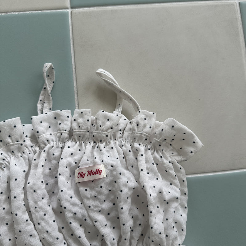 Ellymolly - Korean Children Fashion - #designkidswear - Bubble Dot Bustier - 3