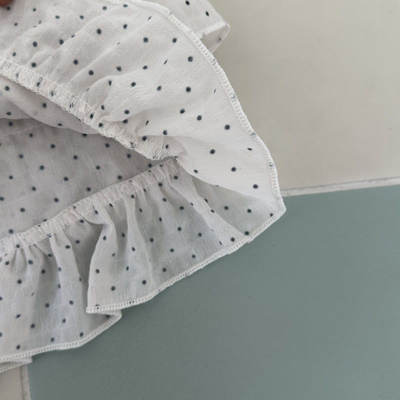 Ellymolly - Korean Children Fashion - #childrensboutique - Bubble Dot Cancan Pants - 4